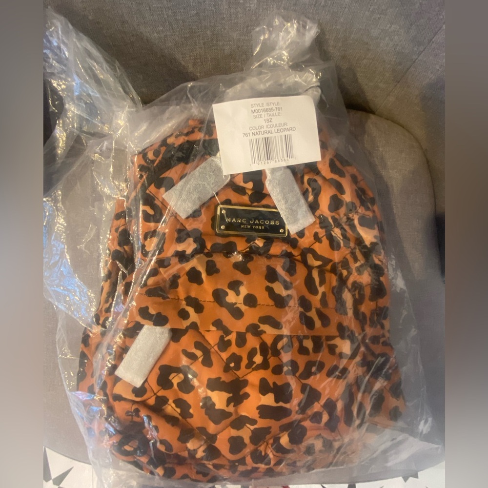 Marc Jacobs Leopard Print Mini Backpack - Picture 5 of 6